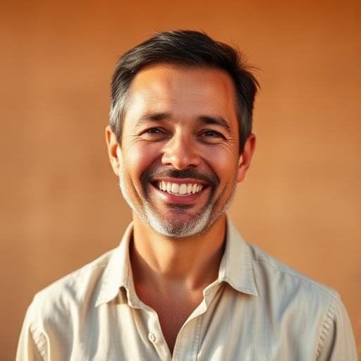 Ritratto di Hakim, coordinatore Scoperta Lenta in Asia